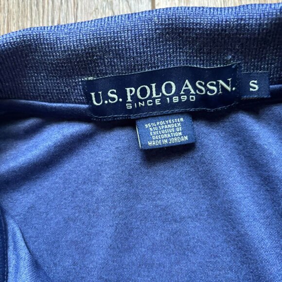 New U.S. Polo Assn Mens Feel Dry Polo Shirt‎ Size Small - Picture 3 of 5